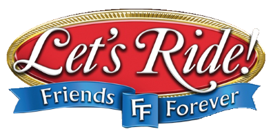 Let's Ride Friends Forever title screen for Nintendo DS